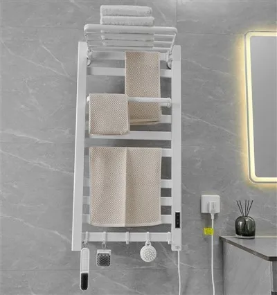 Sèche-serviettes électrique avec étagère